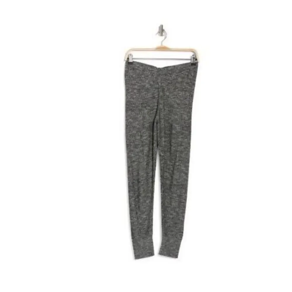 Abound Women's Marled Knit Pull‎ On Jogger Pants Black Marl XLarge MSRP $30